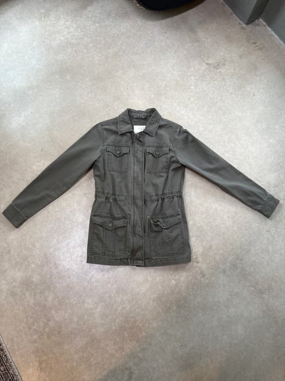 Green Military Style Jacket